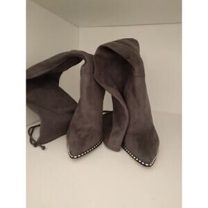 BCBGeneration size 8.5 granite micro suede hilanda boot